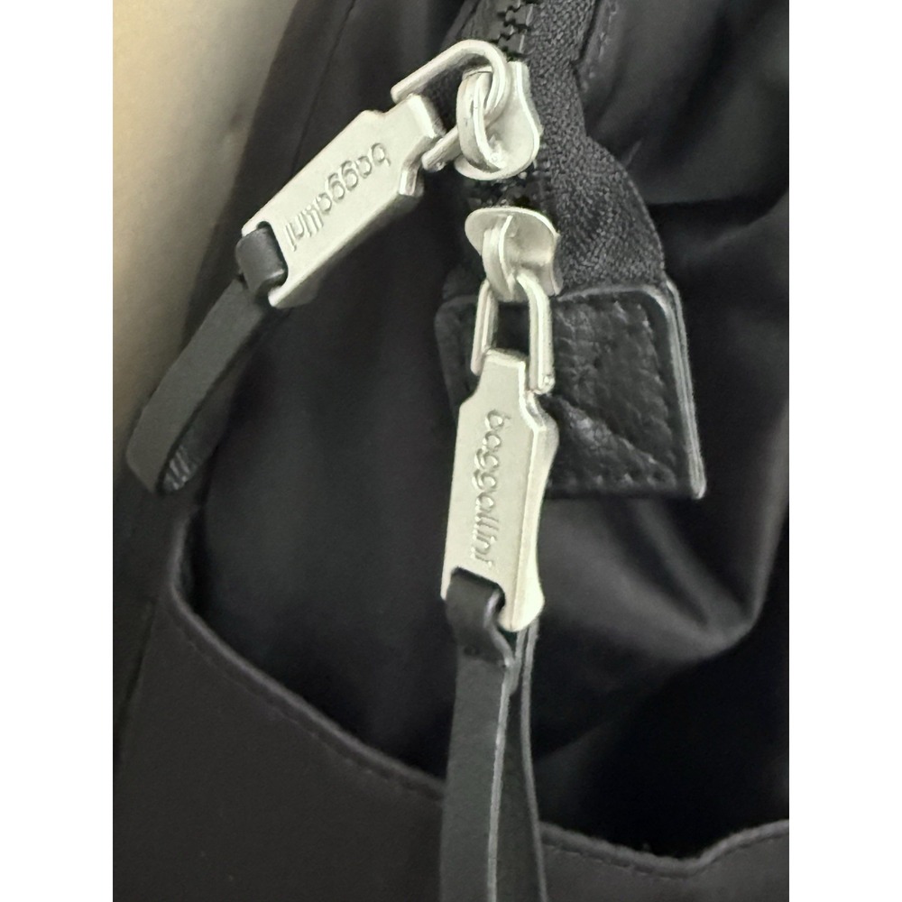 BAGGALLINI Soho Backpack Black Travel Work School Water Resistant Laptop Mint! - Picture 11 of 16